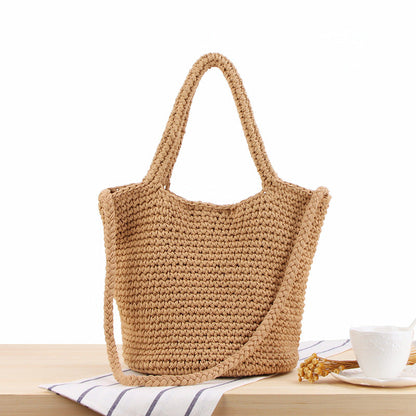 Crochet Market Bag One Shoulder Woven Bag