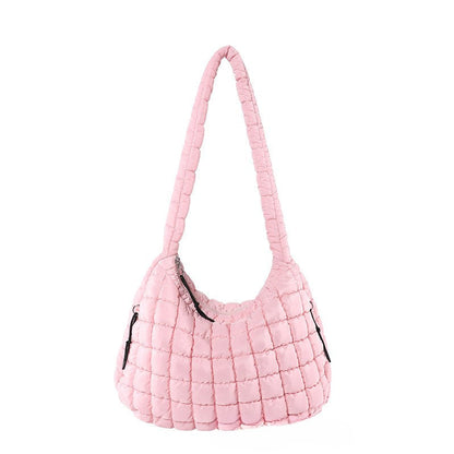 Solid Color Cloud Bag Large Capacity Shoulder Bag