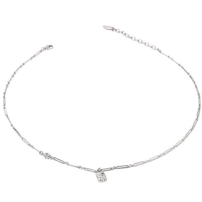 VintageÂ  Diamond Square Necklace