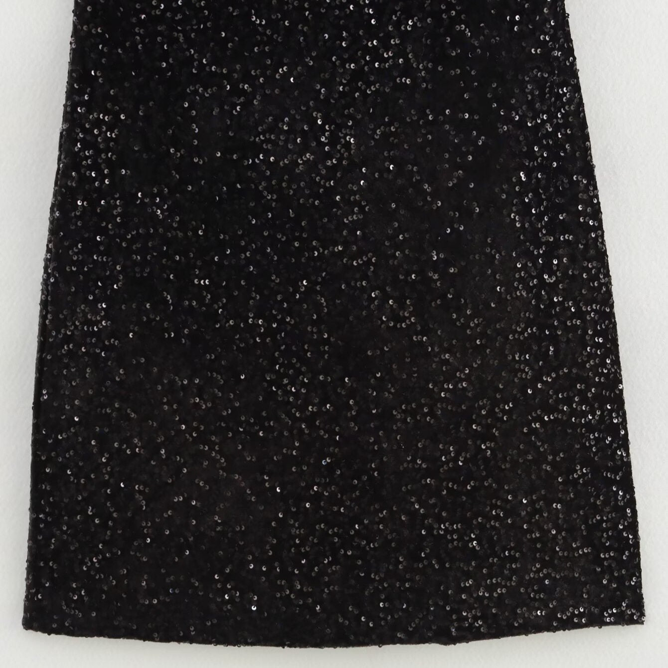 Sequin Tie Strap Short Dress