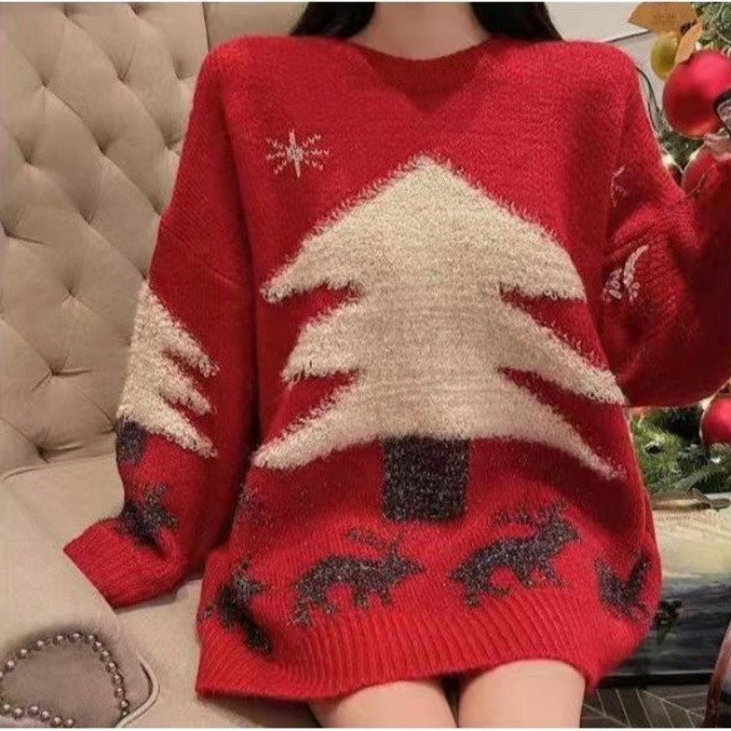Loose Jacquard Sweater