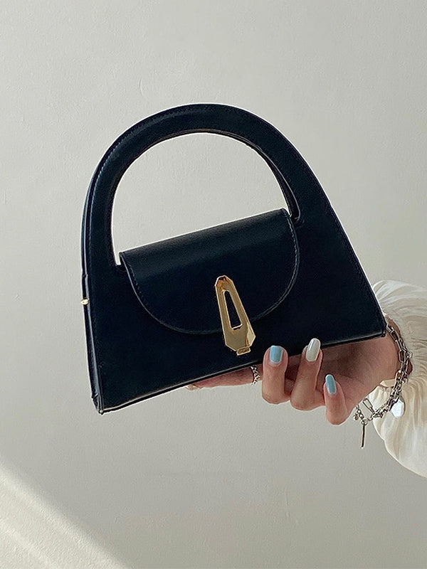 Hollow Solid Color Crossbody Bags