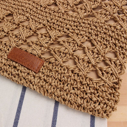 Cosbai - Roomy Crochet Crossbody Bag - Classic &amp; Chic