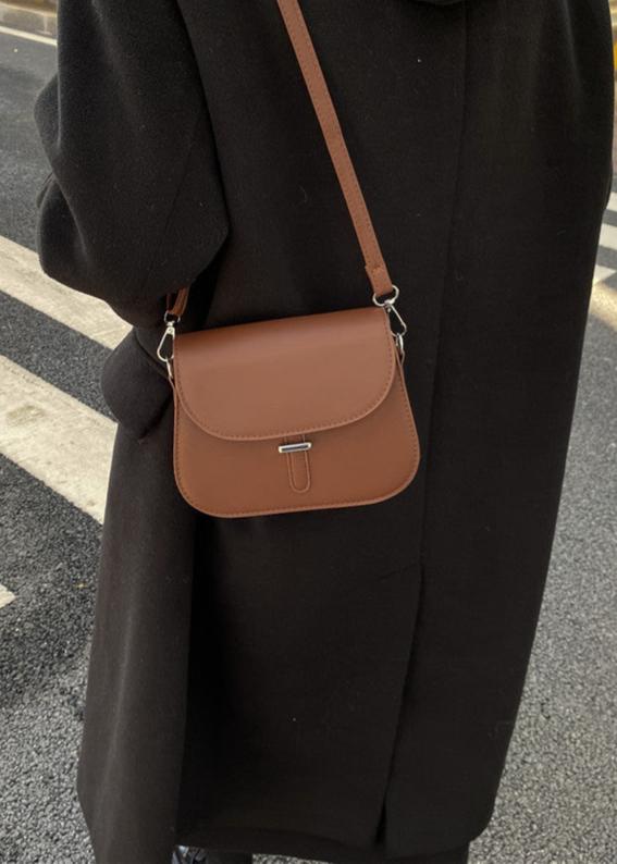 One Shoulder Bag Faux Leather Minimalist Style