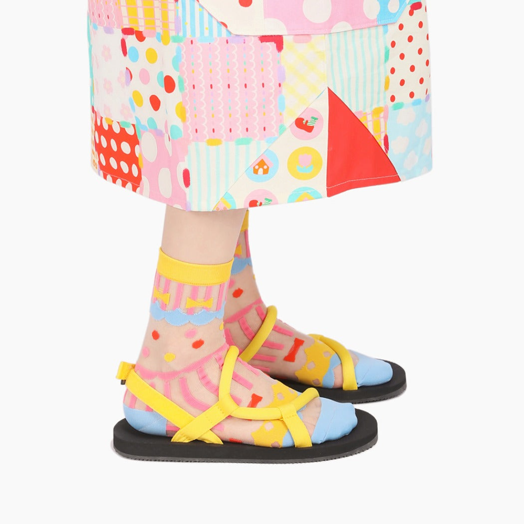 Rufia - Pastel Cartoon Socks - Breathable &amp; Soft