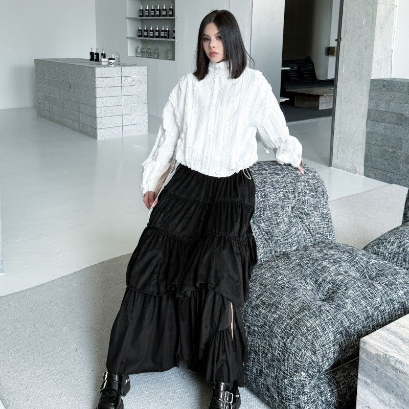 Loose Fleece Lined Cake Skirt