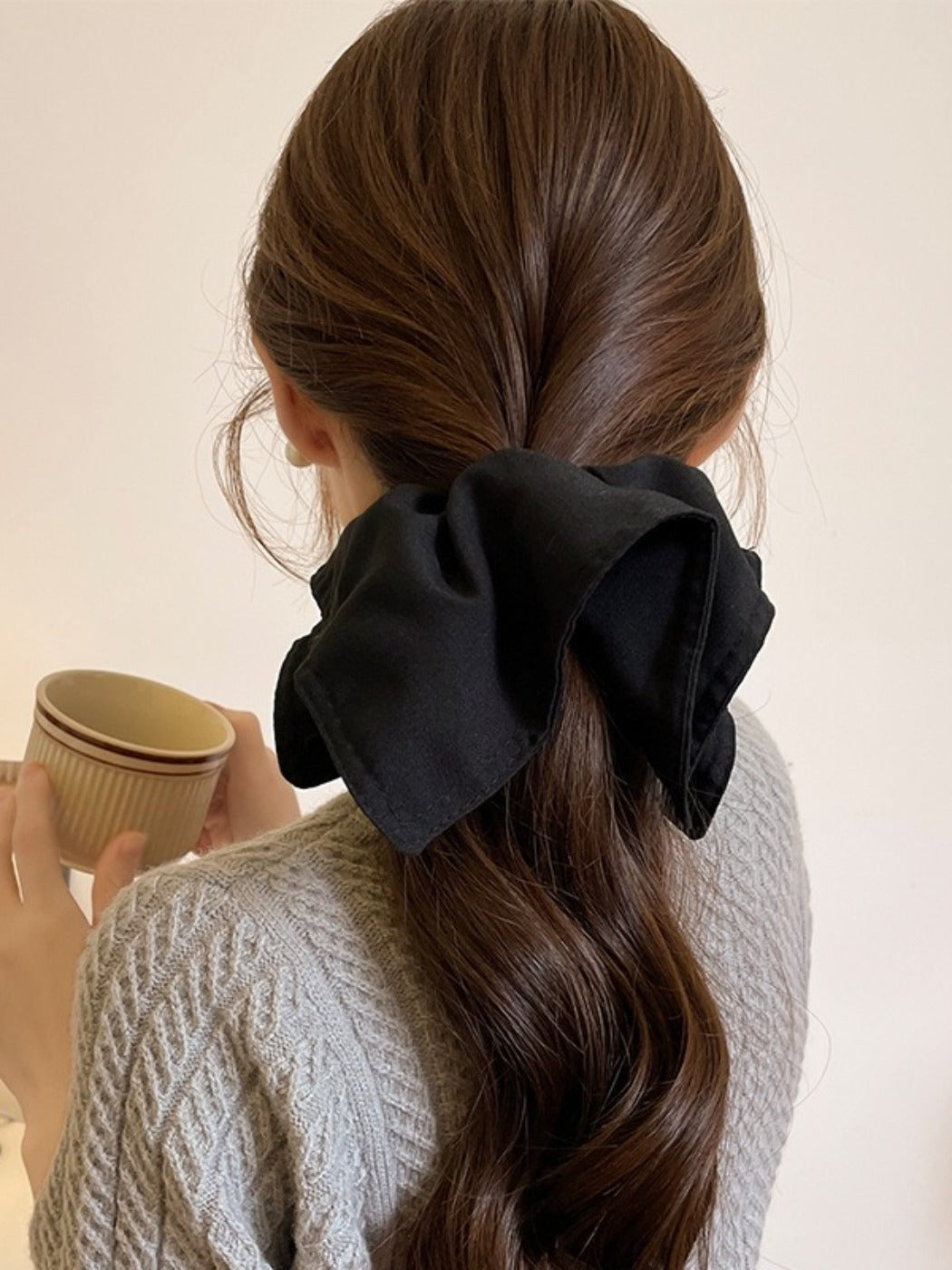 Clio - Durable Square Fabric Hair Ties - Simple &amp; Chic