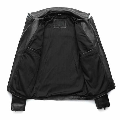 Sky Madrid Leather Biker Jacket