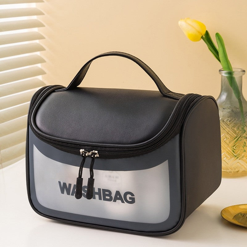 Fashion Square Waterproof Large Capacity Cosmetic Bag