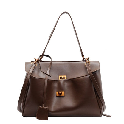 Retro Handbag With Pendant
