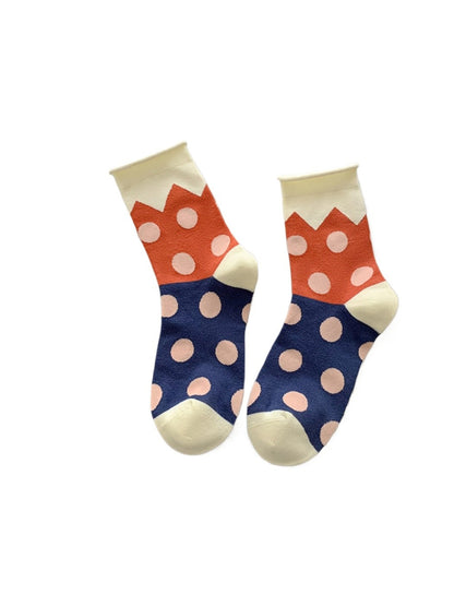 Rufia - Colorblock Crew Socks - Playful &amp; Soft