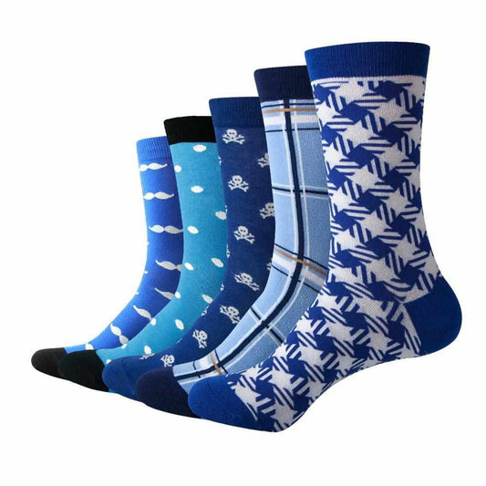 North Royal Blue Cotton Socks