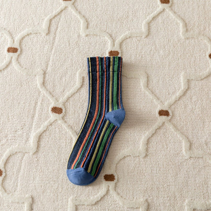 Rufia - Bohemian Vertical Striped Socks