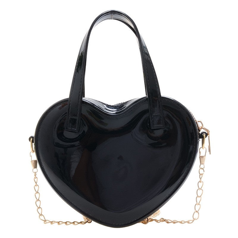 Candy Color Heart Shape Mini Handbag