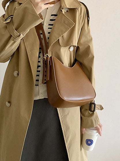 Casual Solid Color PU Bags Accessories
