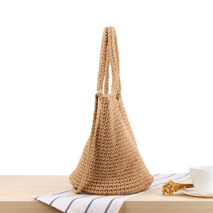 Crochet Market Bag One Shoulder Woven Bag