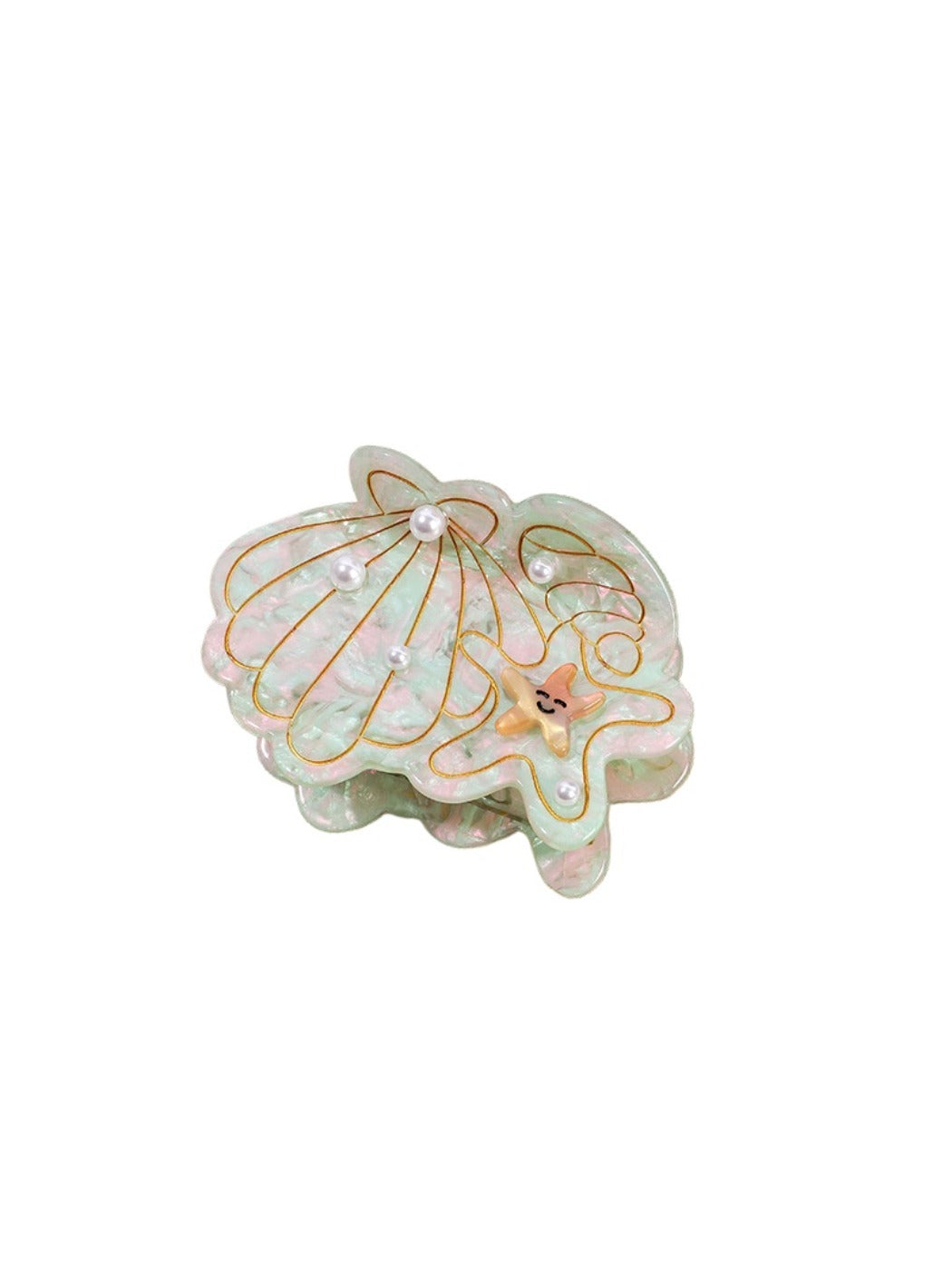 Clio - Ocean Seashell-Shaped Hair Clips