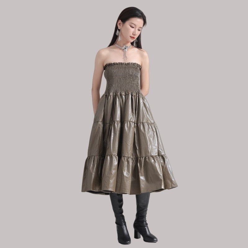Strapless Panel Dress