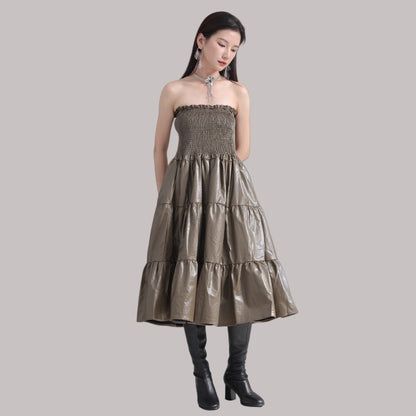 Strapless Panel Dress