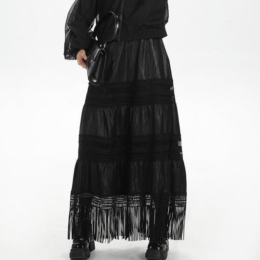 Slimming High Waist A-Line Skirt