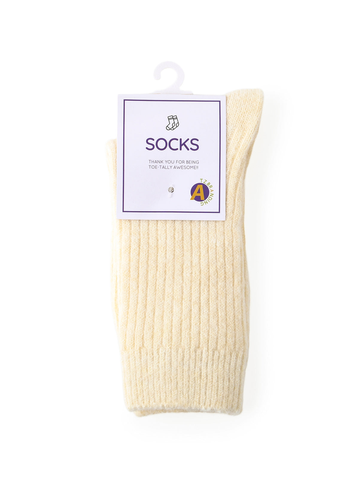 Rufia - Thickened Solid Color Wool Blend Socks