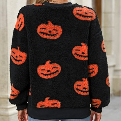 Halloween Print Hoodie