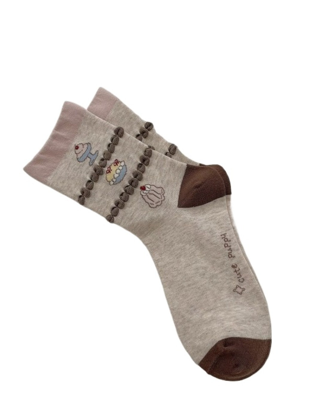 Rufia - Cute Cartoon Dog Women’s Mid-calf Socks