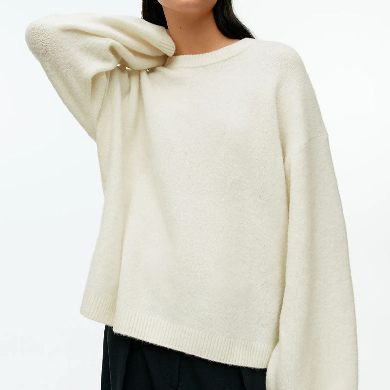 Fall Crew Neck Casual Thicken Warm Sweater