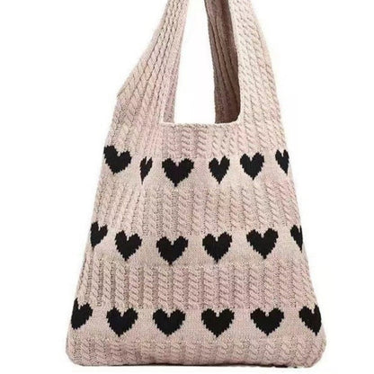 Crochet Tote Bag Small Fresh Simple Fashion Knitted Bag