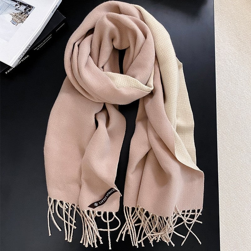 Imitation Cashmere Thick Warm Scarf