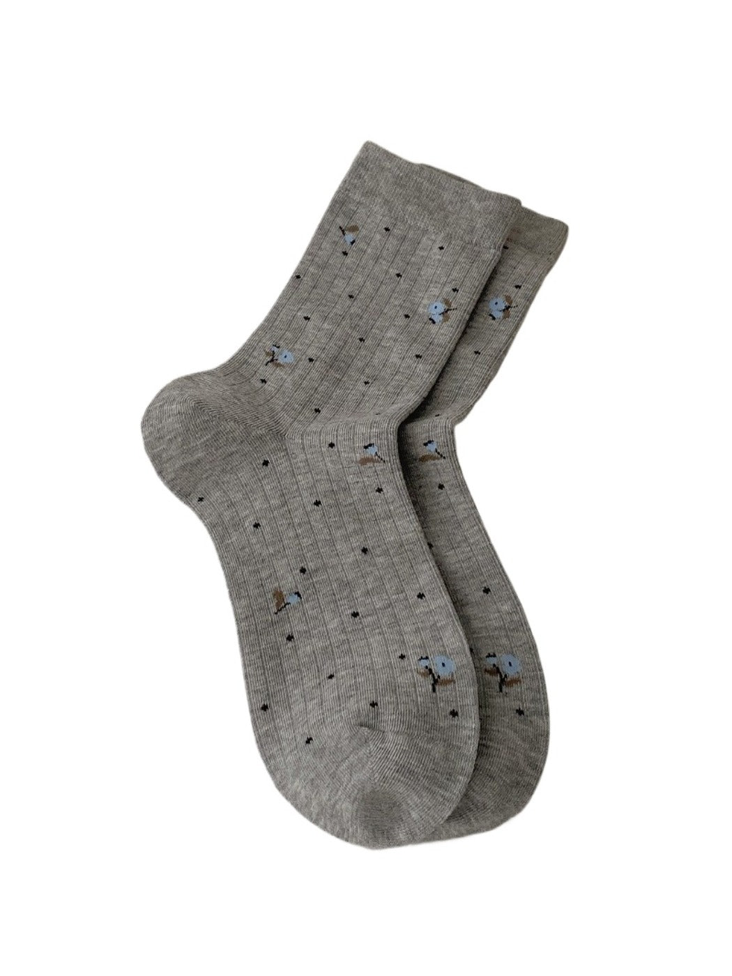 Rufia - Retro Floral Mid-calf Socks