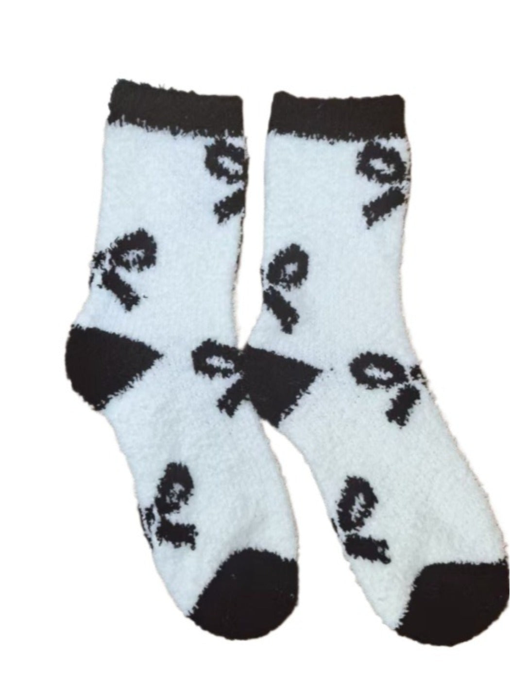 Rufia - Cute Thickened Mid-calf Socks with Bow Patterns