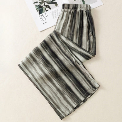 Troposa - Loose Stripe Wide-Leg Pants - Oversized &amp; Cool