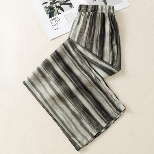 Troposa - Loose Stripe Wide-Leg Pants - Oversized &amp; Cool