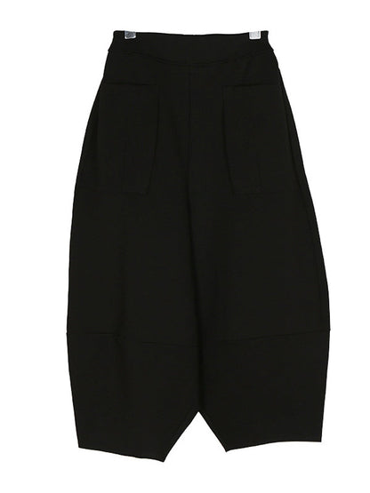 Simple Loose Solid Color Elasticity Knickerbockers