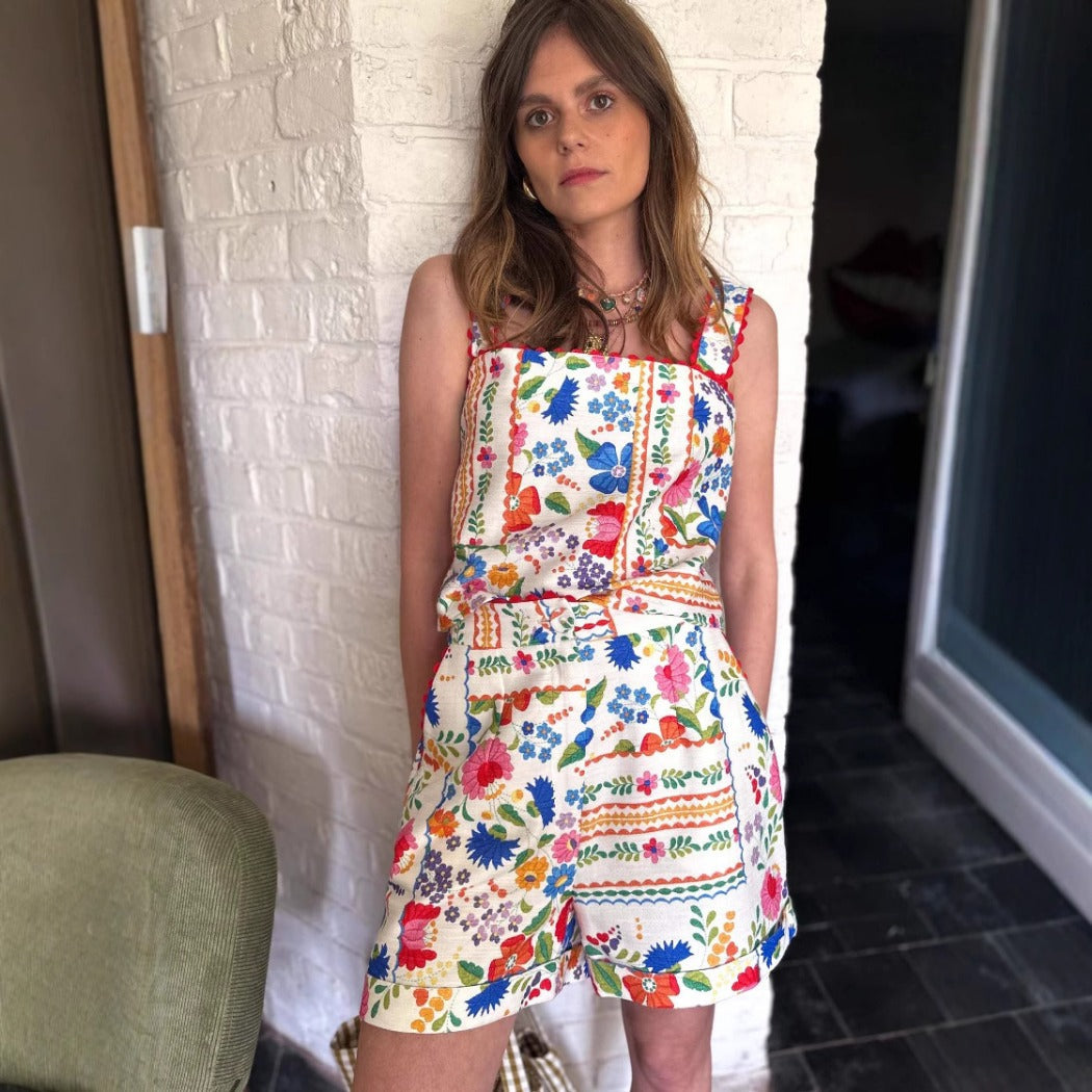 Troposa - Floral Print Tank and Shorts Set – Chic &amp; Comfortable