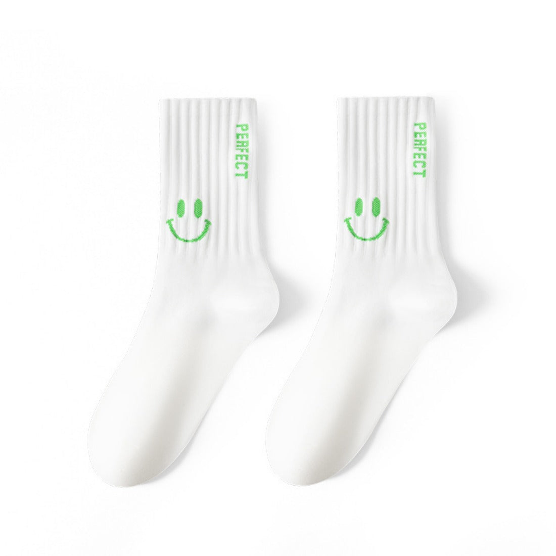 Rufia - Smiley Face Mid-Calf Socks