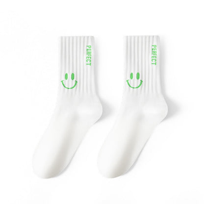 Rufia - Smiley Face Mid-Calf Socks