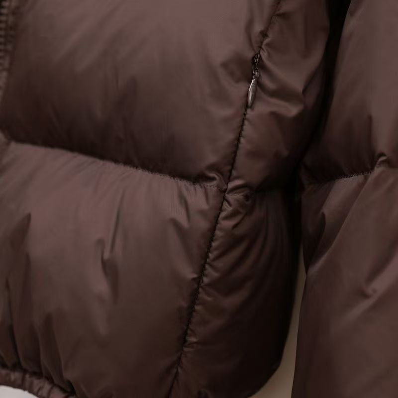 Solid Color Short Cotton Jacket