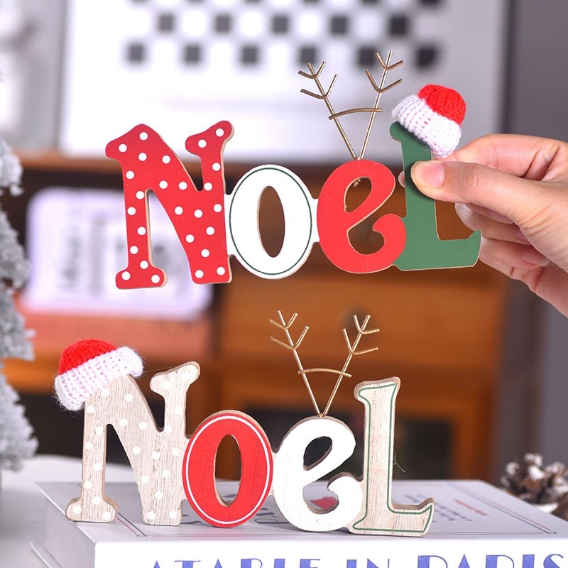 Christmas Wooden Candle Decorations