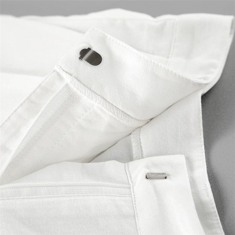 Solid Color Suit Vest Shorts Two-Piece Set
