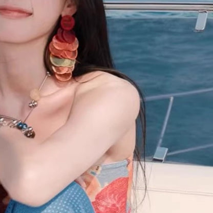 Earwish - Colorful Tassel Earrings - Shine &amp; Beachy