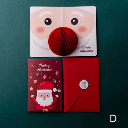 Merry Christmas Pop Up Gifts Greeting Card