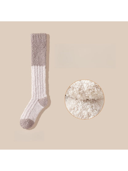 Rufia - Cozy Coral Fleece Thermal Sleeping Socks