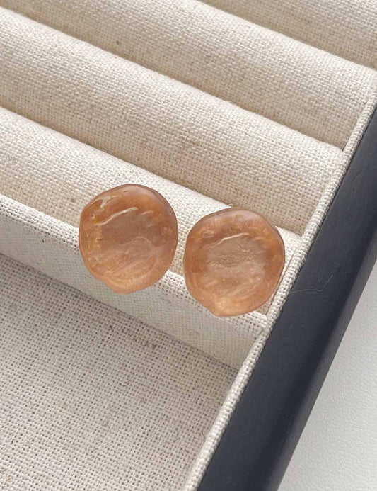 Irregular Acrylic Geometric Stud Earrings