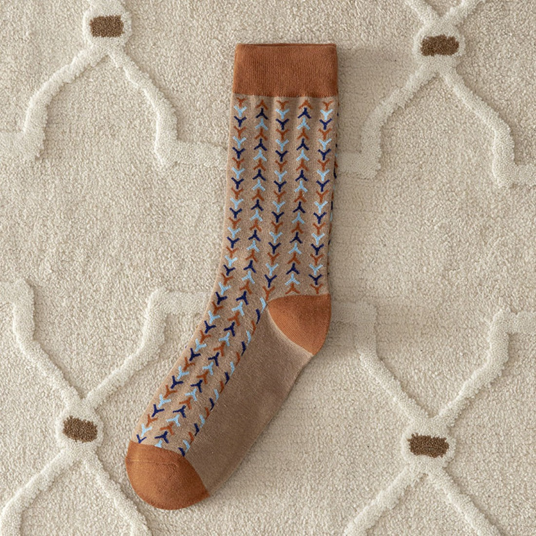 Rufia - Vintage Pattern Women's Socks for Fall &amp; Winter