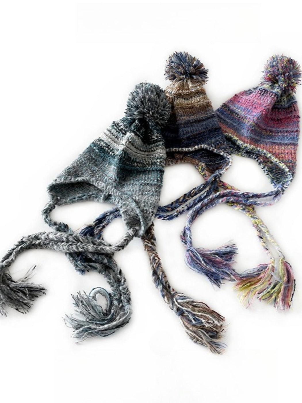 Haila - Women’s Colorblock Knit Earflap Beanie
