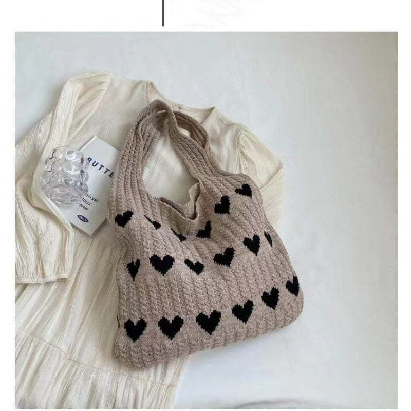 Crochet Tote Bag Small Fresh Simple Fashion Knitted Bag