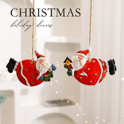 Christmas Wooden Candle Decorations