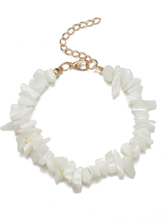 Statement Coral Chip Bracelet